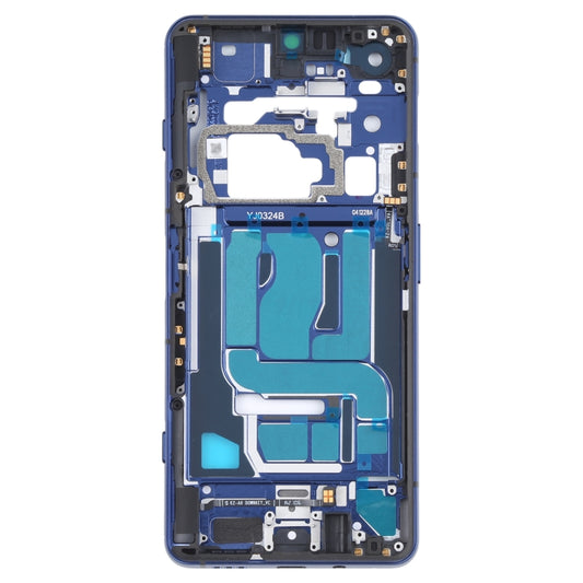 Original Front Housing LCD Frame Bezel Plate for Xiaomi Black Shark 4 / Black Shark 4 Pro SHARK PRS-H0, SHARK PRS-A0 (Blue) by buy2fix