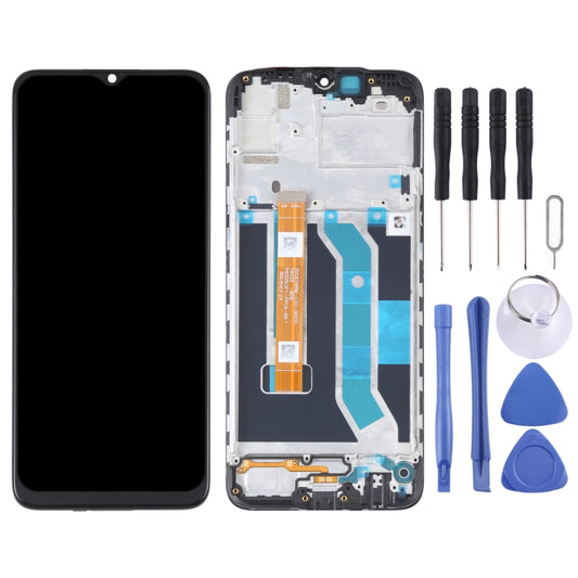 LCD Screen and Digitizer Full Assembly With Frame for OPPO Realme C3 / C3i RMX2027 RMX2020 RMX2021 by buy2fix