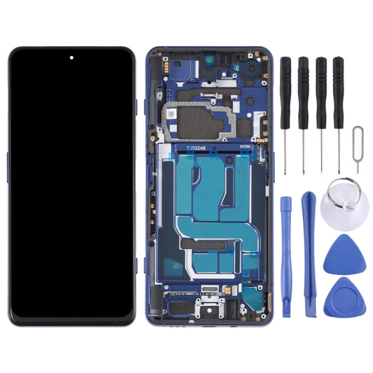 Original LCD Screen and Digitizer Full Assembly With Frame for Xiaomi Black Shark 4 / Black Shark 4 Pro SHARK PRS-H0, SHARK PRS-A0(Blue) by buy2fix