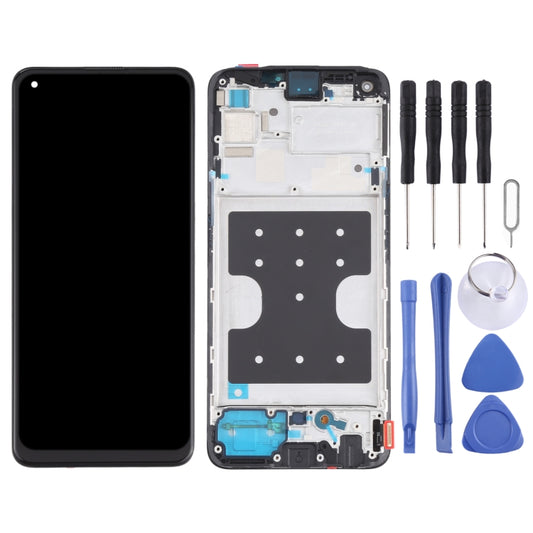 Original LCD Screen and Digitizer Full Assembly With Frame for OPPO Realme 7 Pro RMX2170 by buy2fix