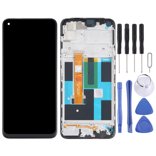 LCD Screen and Digitizer Full Assembly With Frame for OPPO Realme Narzo 20 Pro / Realme 7 (Global) 4G RMX2155 by buy2fix