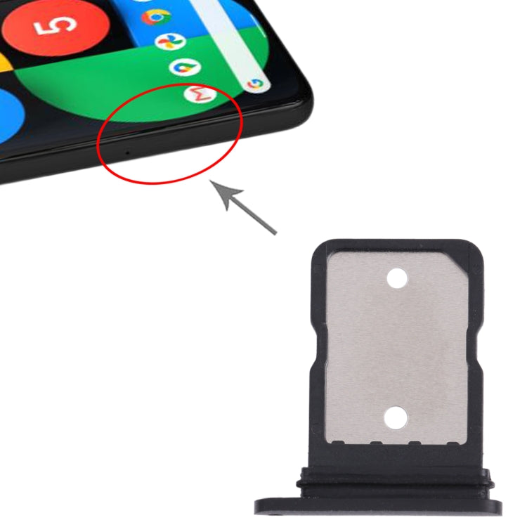 SIM Card Tray for Google Pixel 5 (Black) by buy2fix