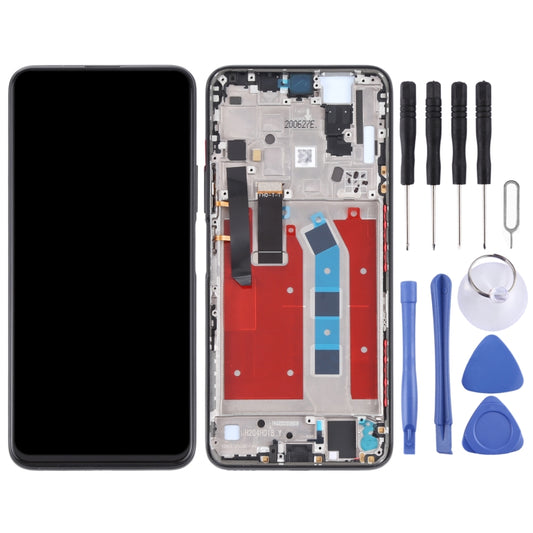 OEM LCD Screen for Honor X10 Pro Digitizer Full Assembly with Frame (Black) by buy2fix