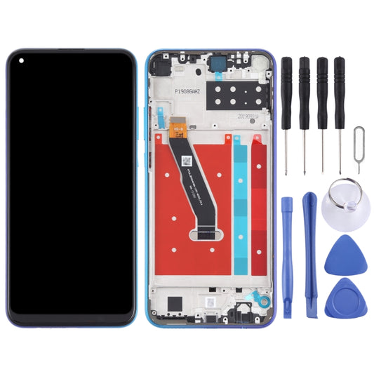 OEM LCD Screen for Honor Play 4T Digitizer Full Assembly With Frame(Blue) by buy2fix
