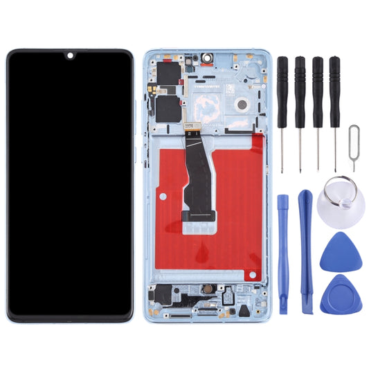 Original OLED LCD Screen for Huawei P30 Digitizer Full Assembly With Frame(Breathing Crystal) by buy2fix
