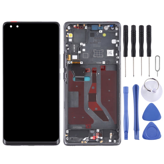 Original OLED LCD Screen for Huawei Nova 8 Pro 5G Digitizer Full Assembly With Frame(Black) by buy2fix
