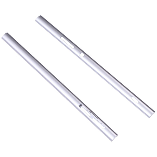 1 Pair Metal Side Part Sidebar For Sony Xperia XA2 Ultra (Silver) by buy2fix