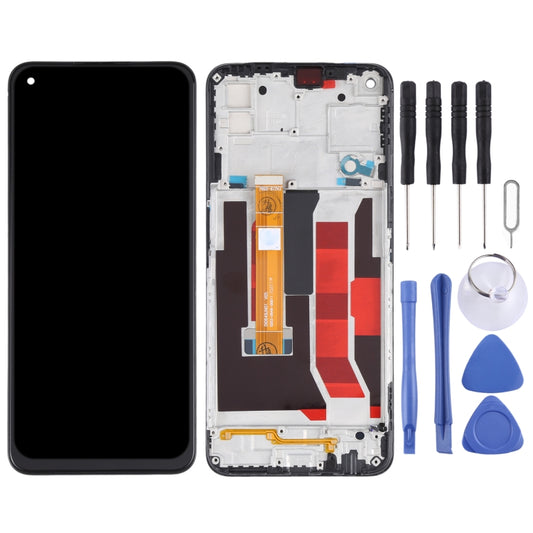 Original LCD Screen and Digitizer Full Assembly With Frame for OPPO A72 5G by buy2fix