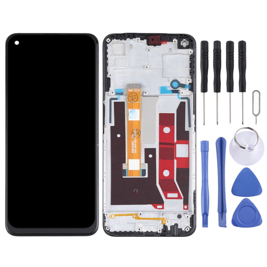 Original LCD Screen and Digitizer Full Assembly With Frame for OPPO A53 5G PECM30 PECT30 by buy2fix
