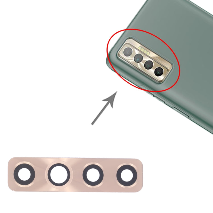 For Tecno Camon 17P CG7 10pcs Back Camera Lens by buy2fix