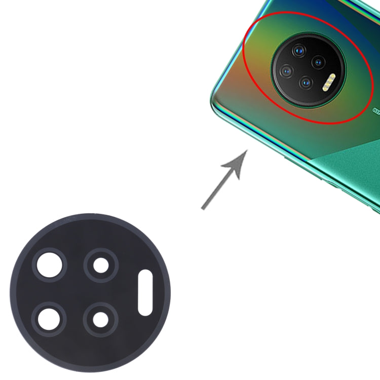 For Infinix Note 7 X690B, X690 10pcs Back Camera Lens by buy2fix