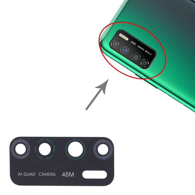 For Infinix Note 7 Lite X656 10pcs Back Camera Lens by buy2fix