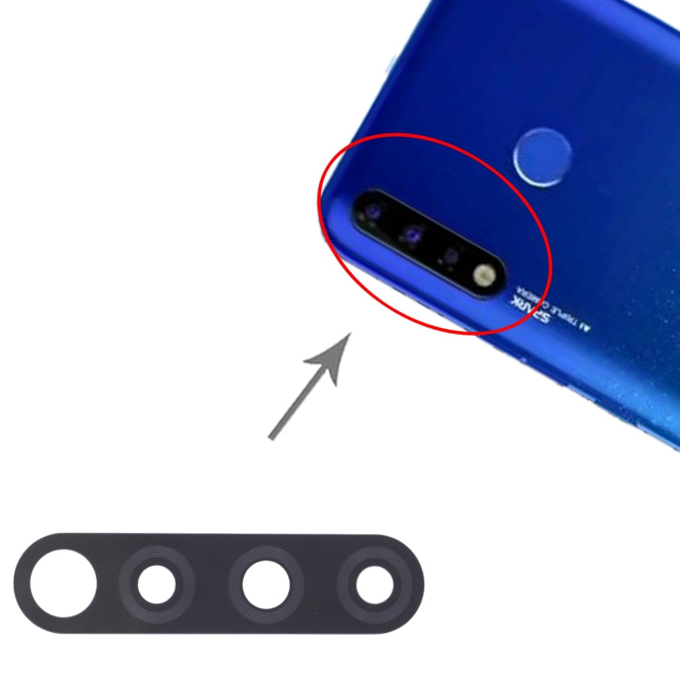 For Tecno Spark 4 KC8 10pcs Back Camera Lens by buy2fix