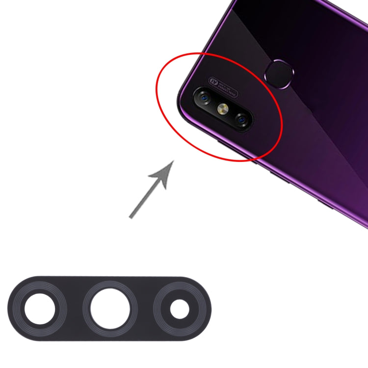 For Tecno Spark Go 2019 KC1 10pcs Back Camera Lens by buy2fix