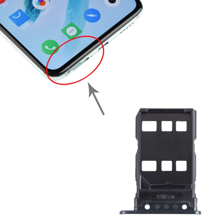 For Meizu 17 / 17 Pro SIM Card Tray + SIM Card Tray (Green) by buy2fix