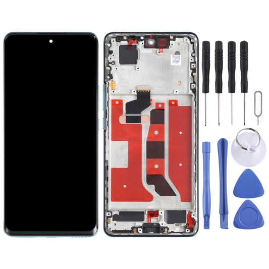 Original OLED LCD Screen for Honor 50 Digitizer Full Assembly with Frame(Green) by buy2fix