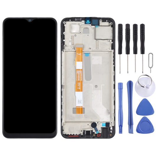 LCD Screen and Digitizer Full Assembly with Frame for Vivo Y52s V2057A by buy2fix