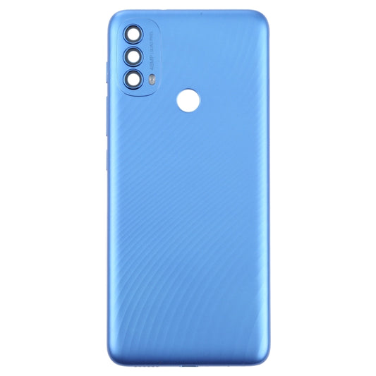 Original Battery Back Cover for Motorola Moto E40 / E30(Blue) by buy2fix