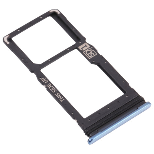 SIM Card Tray + Micro SD Card Tray for Motorola Moto G100 (Blue) by buy2fix
