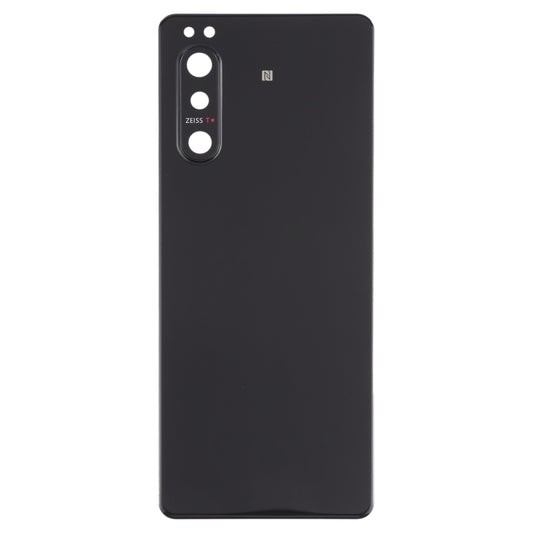 Battery Back Cover with Camera Lens Cover for Sony Xperia 5 II(Black) by buy2fix