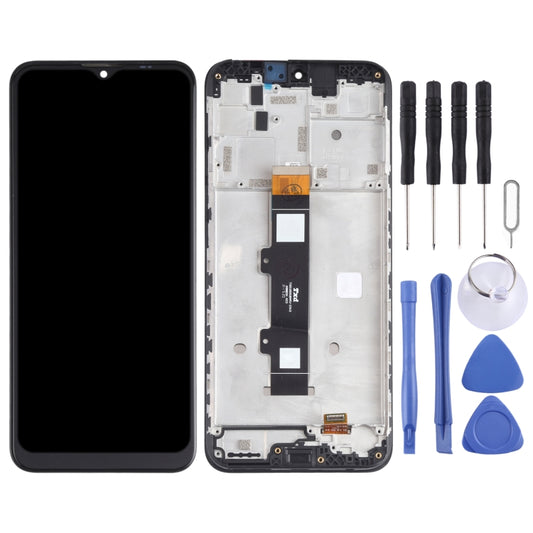 TFT LCD Screen for Motorola Moto G20 XT2128-1 XT2128-2 Digitizer Full Assembly with Frame (Black) by buy2fix