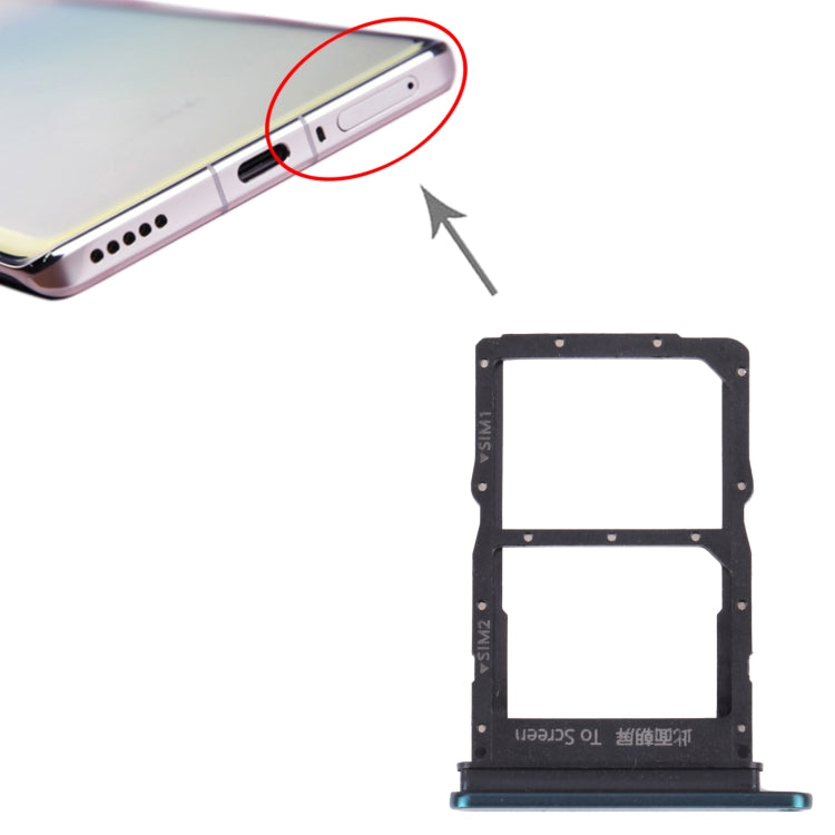 SIM Card Tray + SIM Card Tray for Huawei Nova 8 (Green) by buy2fix