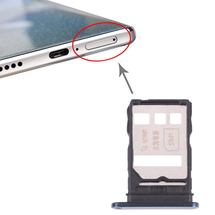 SIM Card Tray + SIM Card Tray for Honor 50 Pro (Green) by buy2fix