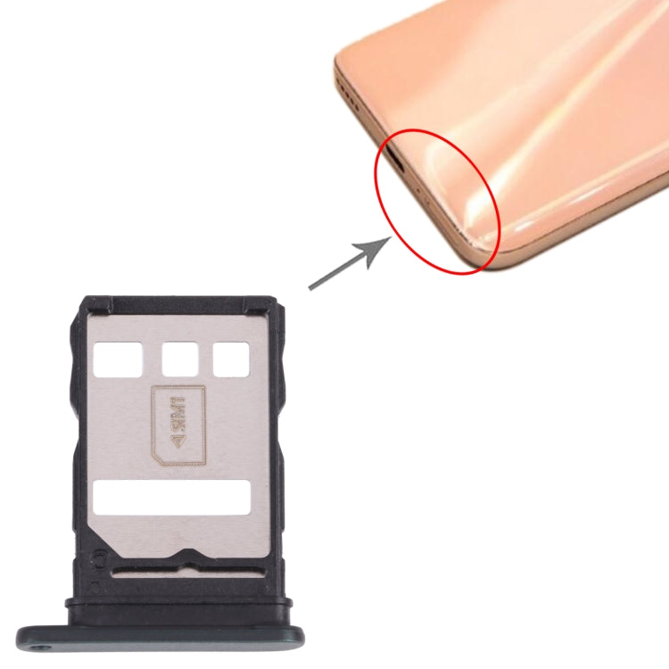 SIM Card Tray for Honor X20 SE(Green) by buy2fix