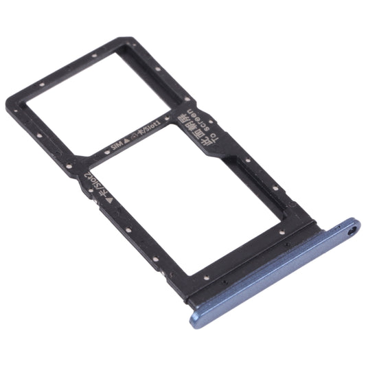 SIM Card Tray + SIM Card Tray / Micro SD Card Tray for Honor play 5T (Blue) by buy2fix