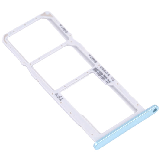 SIM Card Tray + SIM Card Tray + Micro SD Card Tray for Honor 9A(Blue) by buy2fix