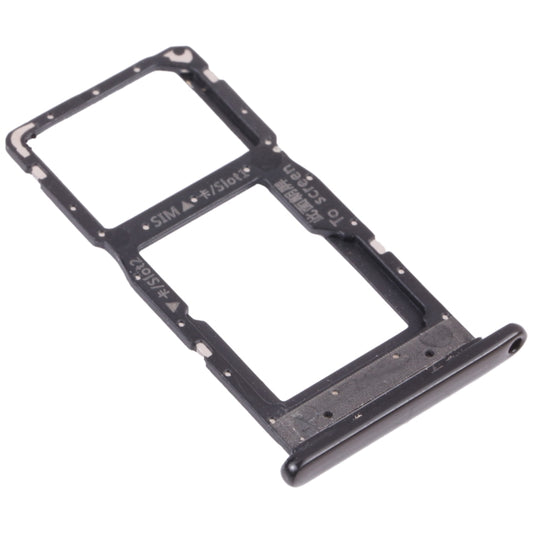 SIM Card Tray + SIM Card Tray / Micro SD Card Tray for Huawei P Smart (2019) (Black) by buy2fix