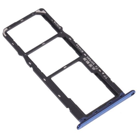 SIM Card Tray + SIM Card Tray + Micro SD Card Tray for Huawei Y6 Prime (2018) (Blue) by buy2fix