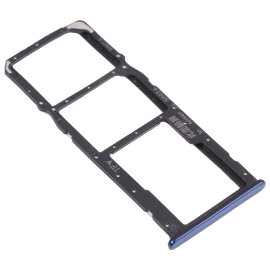 SIM Card Tray + SIM Card Tray + Micro SD Card Tray for Huawei Y7 (2018) (Blue) by buy2fix