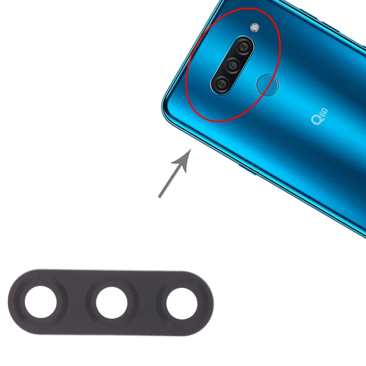 10 PCS Back Camera Lens for LG Q60 / LG K12 Prime (Brazil) by buy2fix