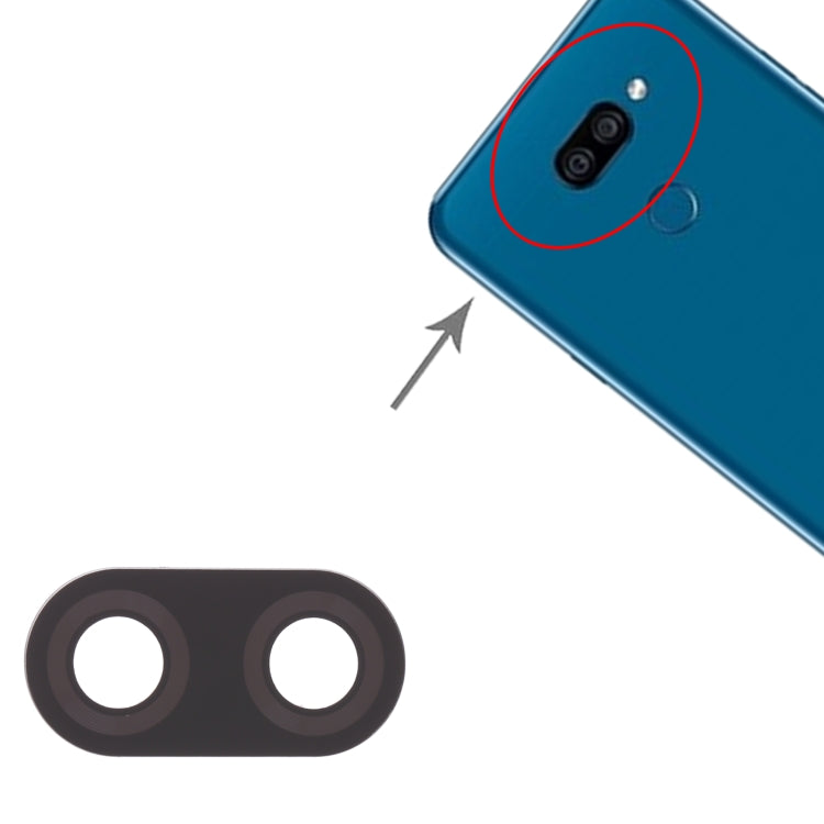 10 PCS Back Camera Lens for LG K40S LMX430HM, LM-X430 by buy2fix