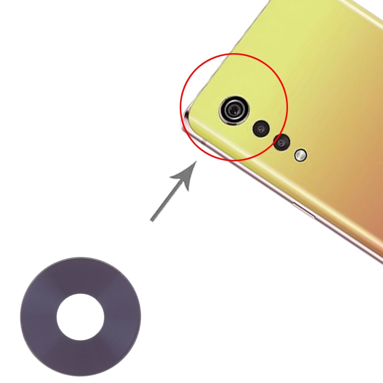 10 PCS Back Camera Lens for LG Velvet 4G / Velvet 5G by buy2fix