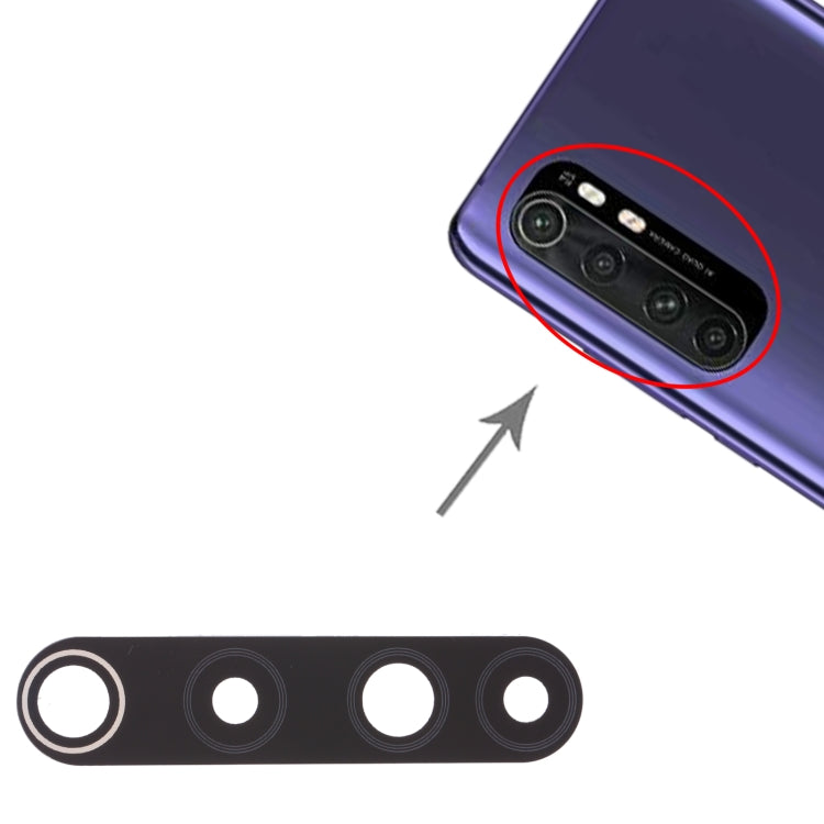 10 PCS Back Camera Lens for Xiaomi Mi Note 10 Lite by buy2fix