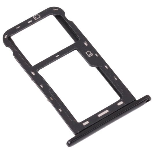 SIM Card Tray + Micro SD Card Tray for ZTE Blade A7 2019 (Black) by buy2fix