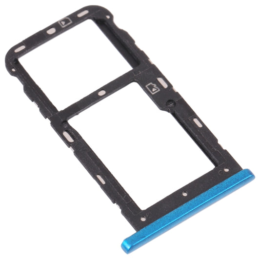 SIM Card Tray + SIM Card Tray / Micro SD Card Tray for ZTE Blade V10 Vita (Blue) by buy2fix