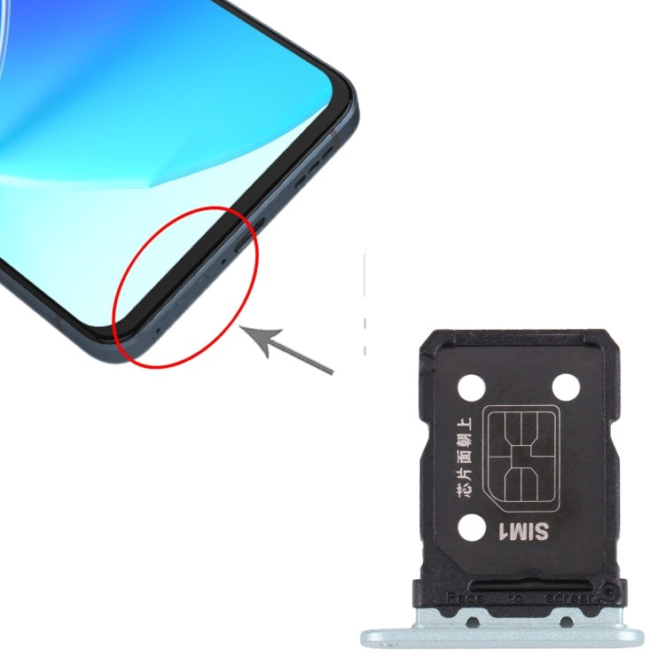 For OPPO Reno6 5G PEQM00 CPH2251 SIM Card Tray + SIM Card Tray (Green) by buy2fix