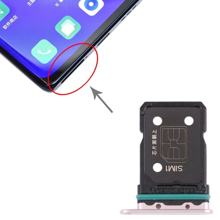 For OPPO Reno5 Pro+ 5G / Find X3 Neo SIM Card Tray + SIM Card Tray(Gold) by buy2fix