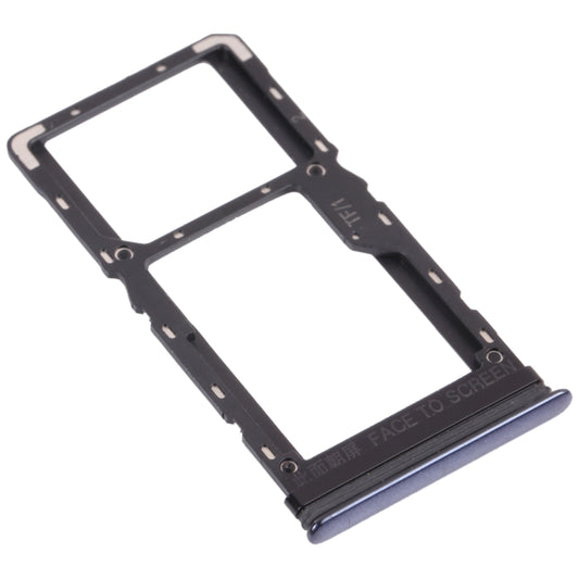 SIM Card Tray + Micro SD Card Tray for Xiaomi Poco X3 Pro M2102J20SG M2102J20SI (Black) by buy2fix