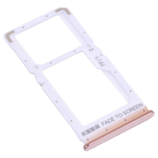SIM Card Tray + Micro SD Card Tray for Xiaomi Poco X3 Pro M2102J20SG M2102J20SI (Gold) by buy2fix