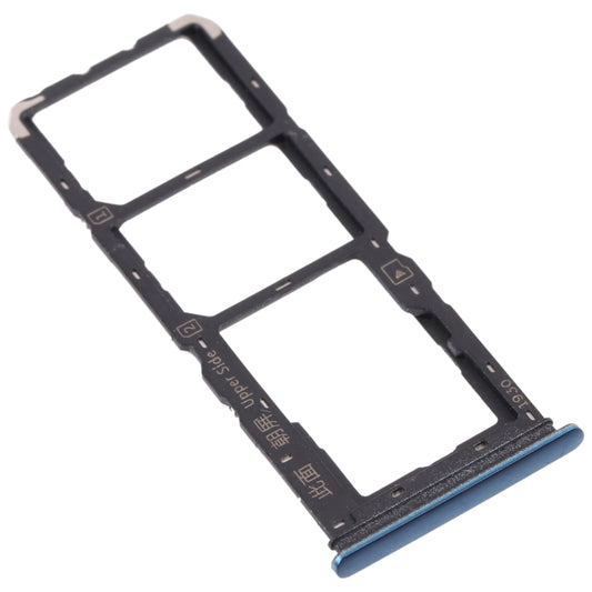 For vivo Y11s V2028 SIM Card Tray + SIM Card Tray + Micro SD Card Tray (Blue) by buy2fix