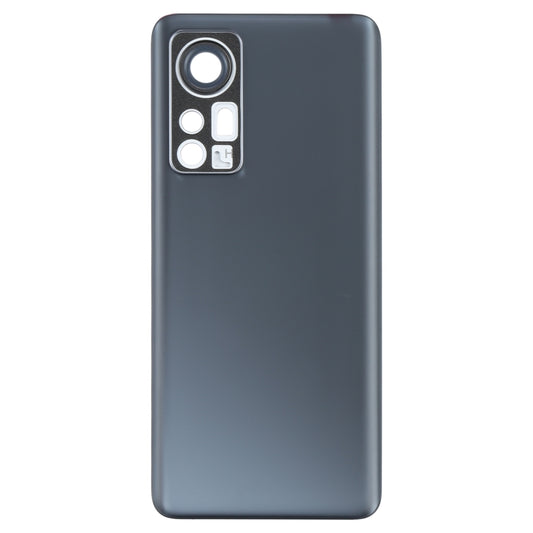 Original Battery Back Cover for Xiaomi 12(Black) by buy2fix