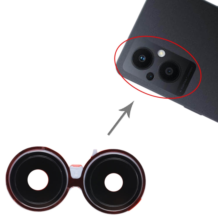 For OPPO Reno8 Lite 5G Original Camera Lens Cover (Black) by buy2fix