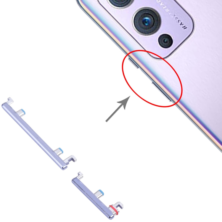 For OnePlus 9 Original Power Button and Volume Control Button (Purple) by buy2fix