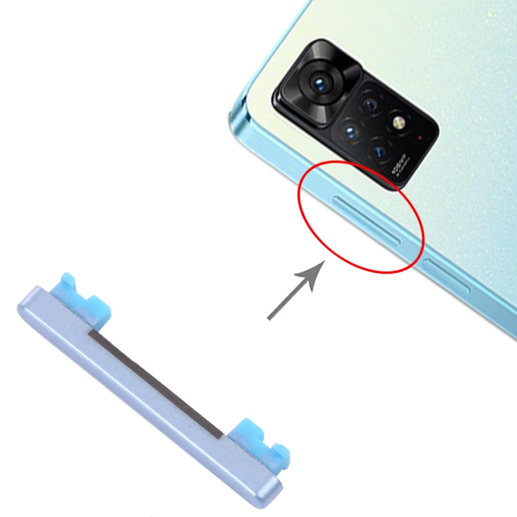 Volume Control Button for Xiaomi Redmi Note 11 Pro China/Redmi Note 11 Pro+ 5G/11i/11i HyperCharge 5G (Blue) by buy2fix