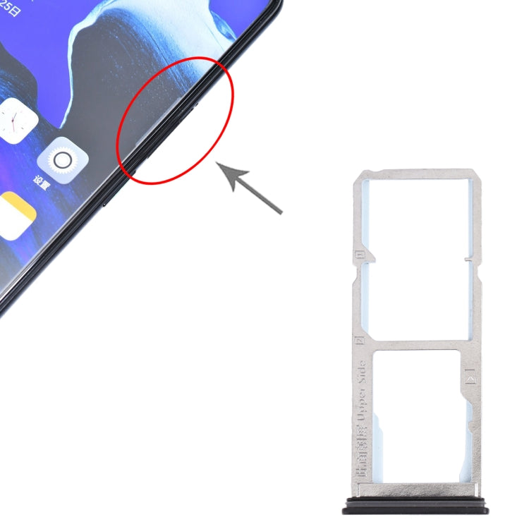 For OPPO Reno2 Z/Reno2 F SIM Card Tray + SIM Card Tray + Micro SD card tray (Blue) by buy2fix