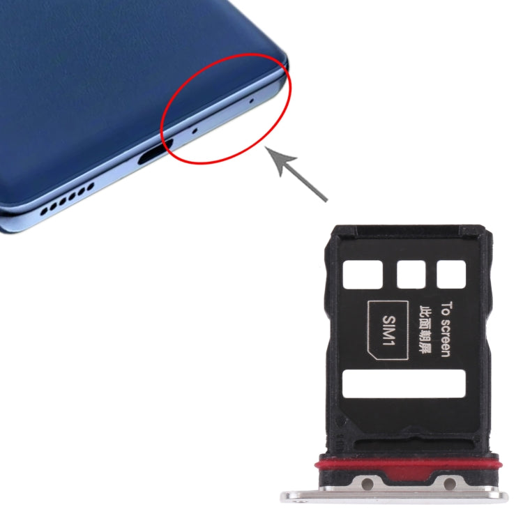 SIM Card Tray + SIM Card Tray for Honor Magic3 (Silver) by buy2fix